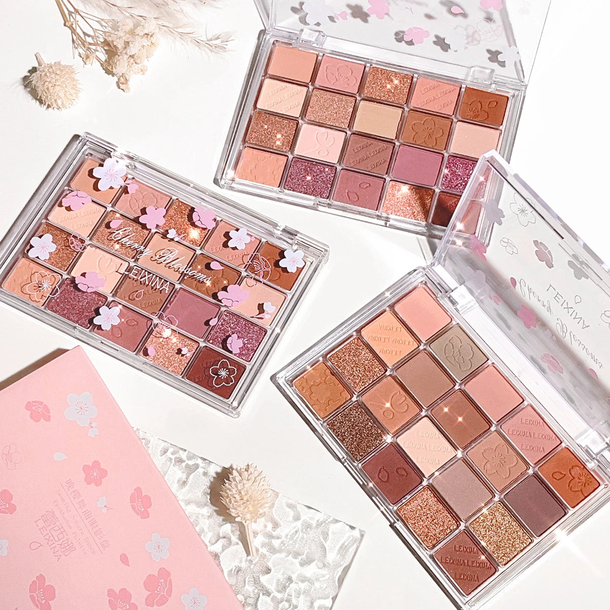 20-Color Eyeshadow Palette with Glitter